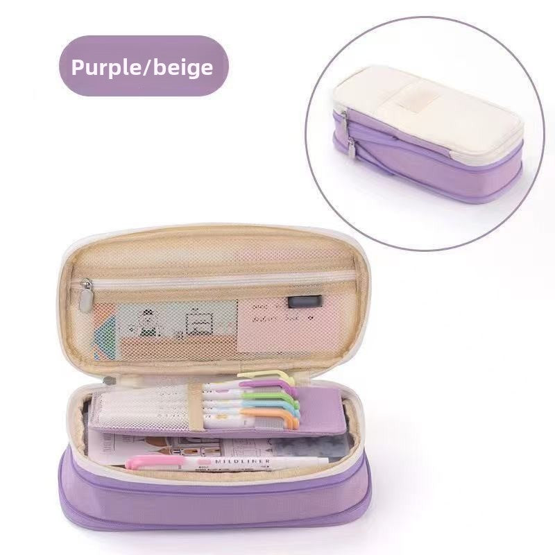 Canvas stationery organiser – product detail photograph