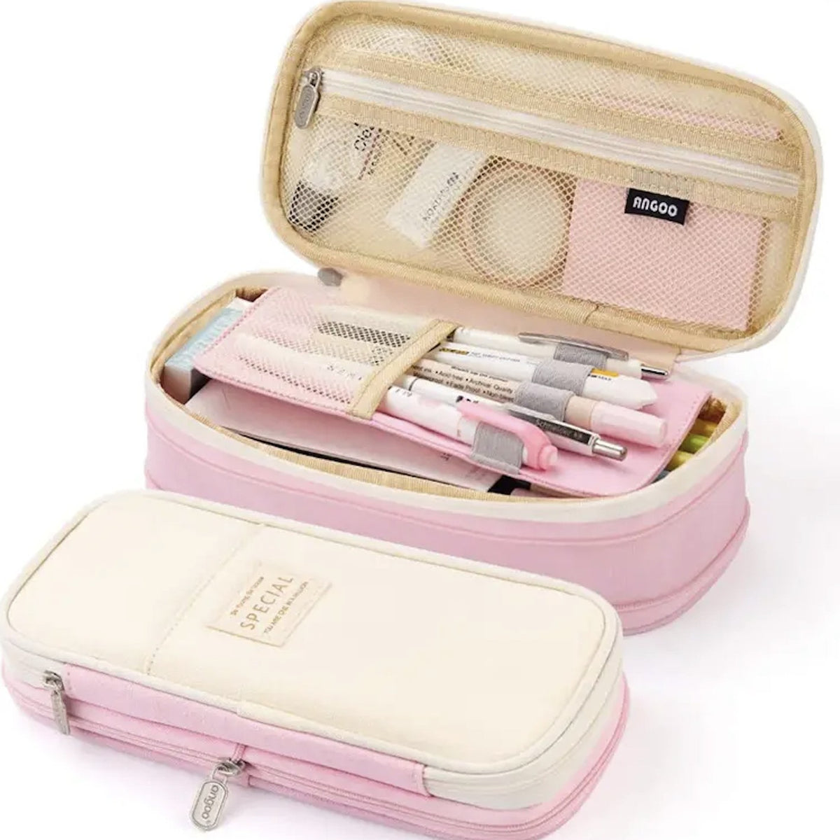Canvas pencil case and stationery organiser – additional product view